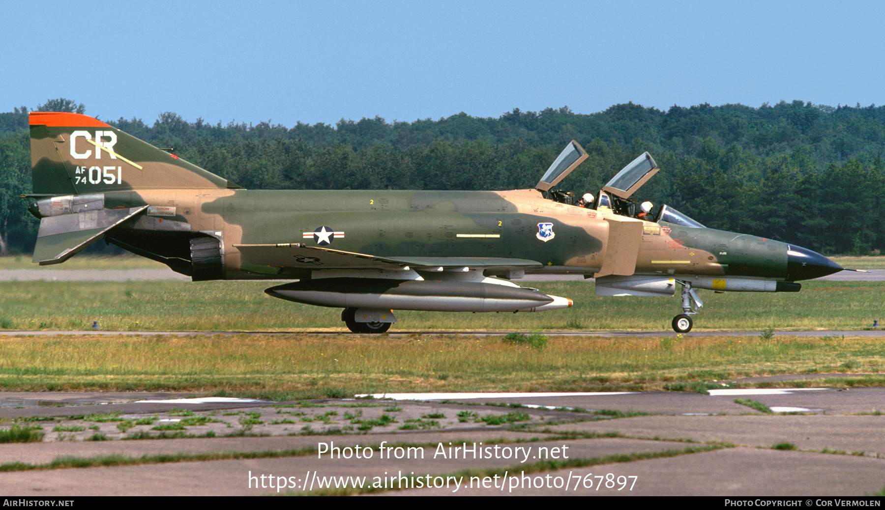 Aircraft Photo of 74-1051 / AF74-051 | McDonnell Douglas F-4E Phantom II | USA - Air Force | AirHistory.net #767897