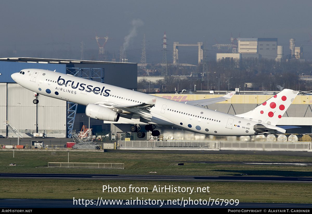 Aircraft Photo of OO-SFB | Airbus A330-342 | Brussels Airlines | AirHistory.net #767909