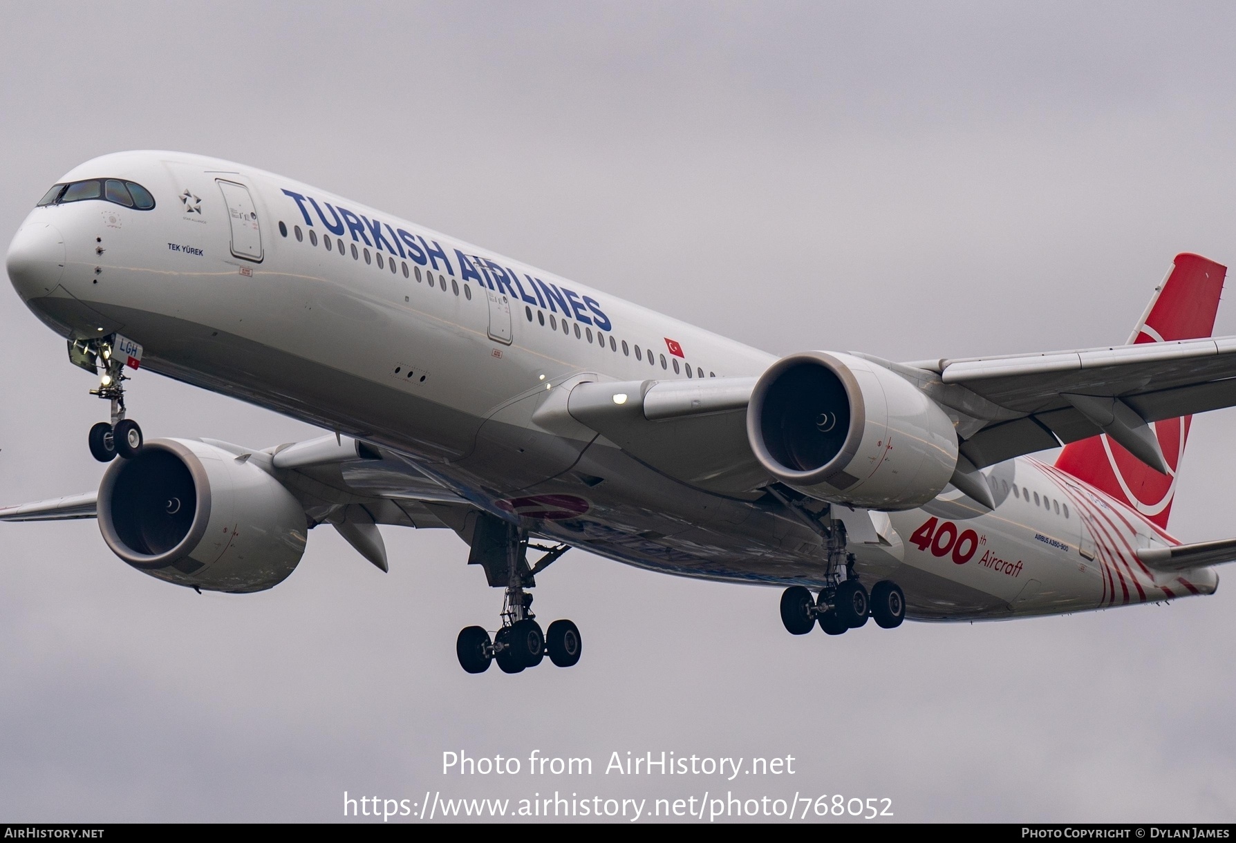 Aircraft Photo of TC-LGH | Airbus A350-941 | Turkish Airlines | AirHistory.net #768052