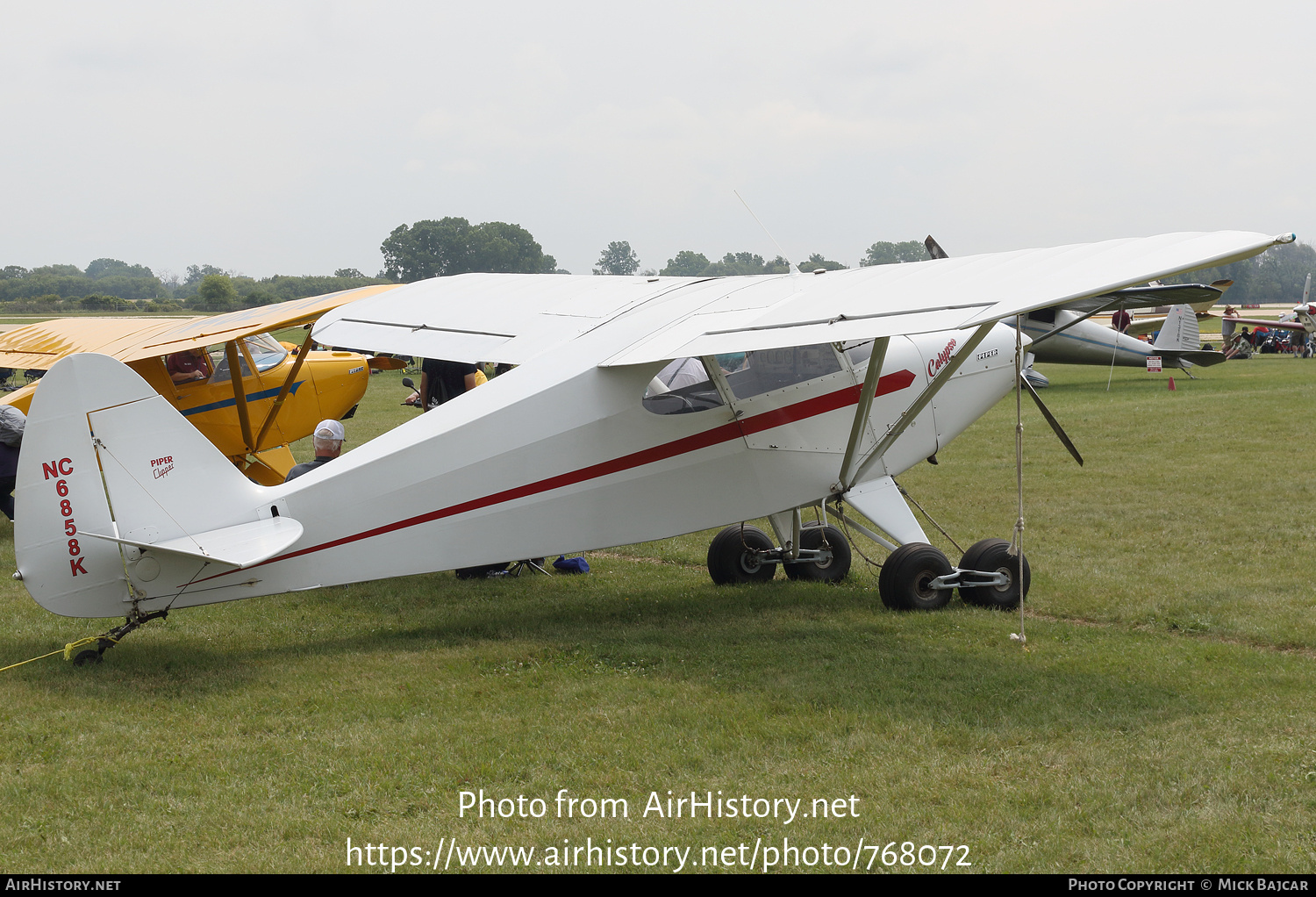 Aircraft Photo of N6858K / NC6858K | Piper PA-16 Clipper | AirHistory.net #768072