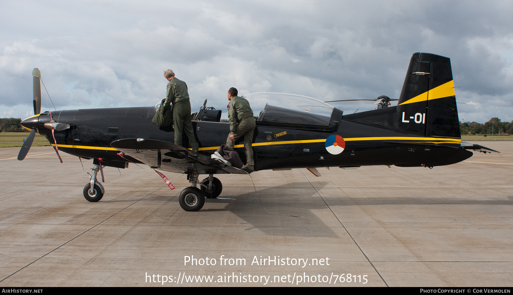 Aircraft Photo of L-01 | Pilatus PC-7 | Netherlands - Air Force | AirHistory.net #768115