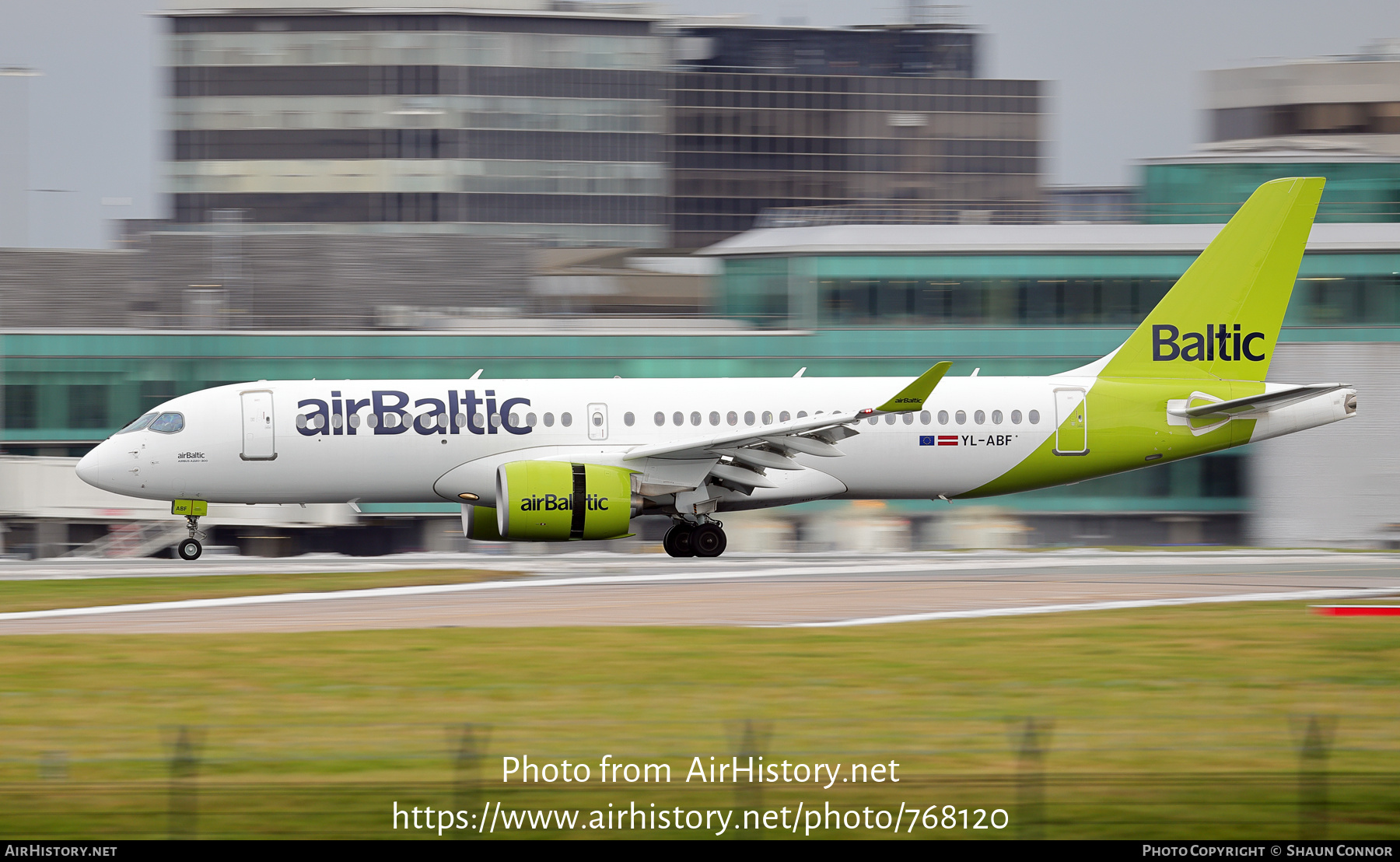 Aircraft Photo of YL-ABF | Airbus A220-371 (BD-500-1A11) | AirBaltic | AirHistory.net #768120