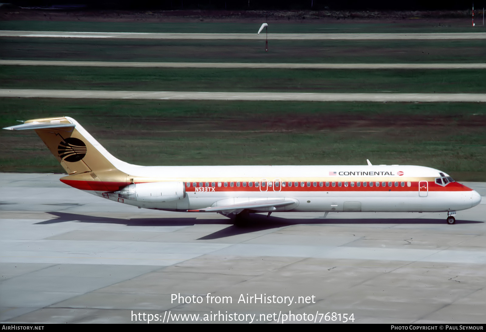 Aircraft Photo of N533TX | McDonnell Douglas DC-9-32 | Continental Airlines | AirHistory.net #768154