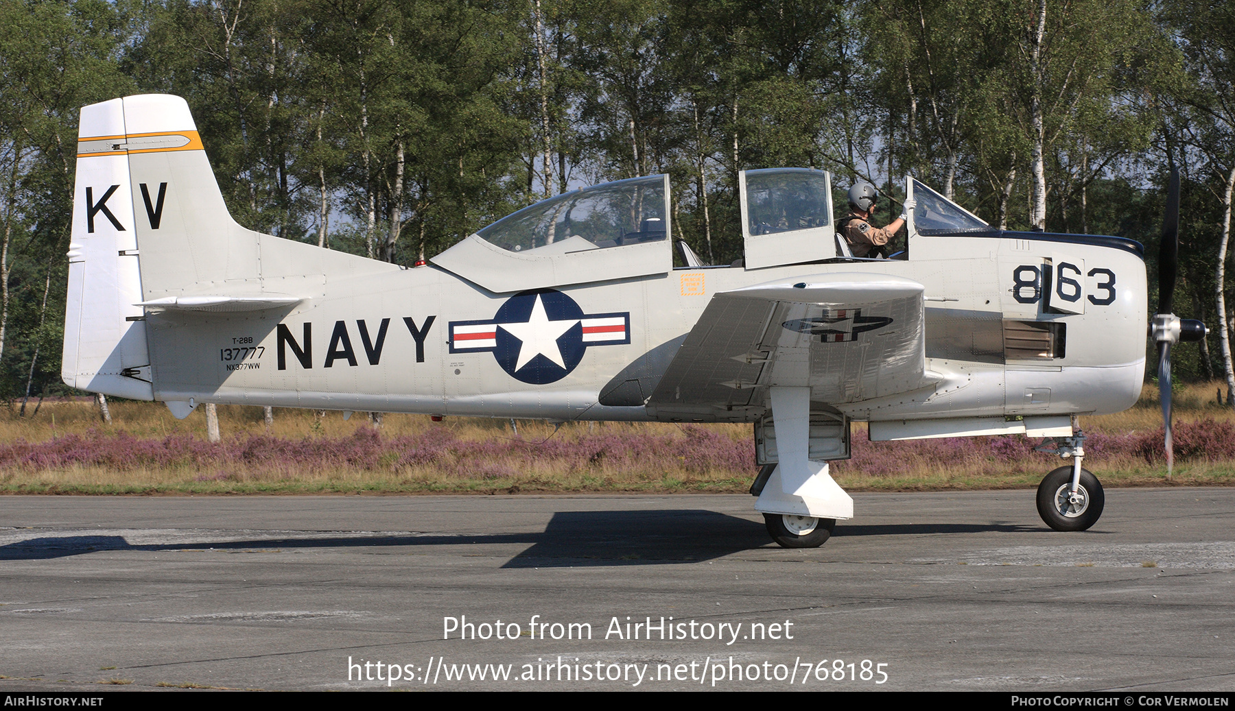 Aircraft Photo of N377WW / NX377WW / 137777 | North American T-28B Trojan | USA - Navy | AirHistory.net #768185