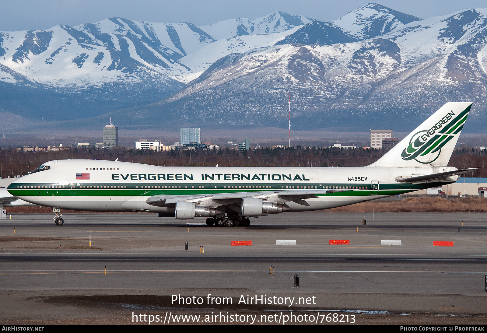 Aircraft Photo of N485EV | Boeing 747-212B(SF) | Evergreen International Airlines | AirHistory.net #768213