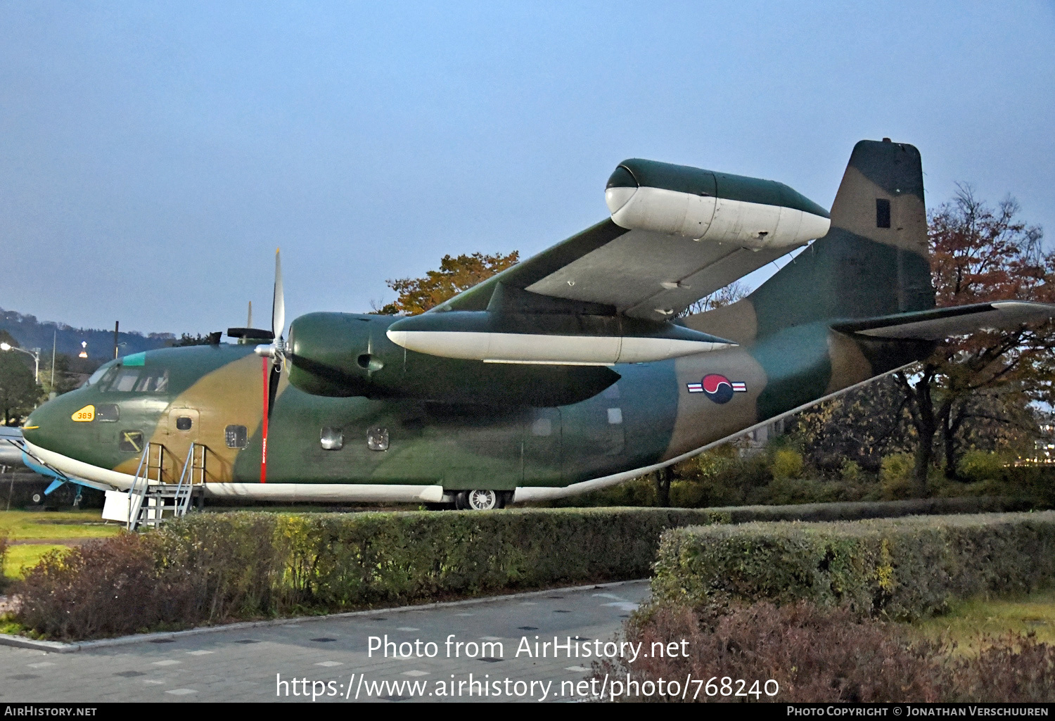 Aircraft Photo of 64389 / 389 | Fairchild C-123J Provider | South Korea - Air Force | AirHistory.net #768240