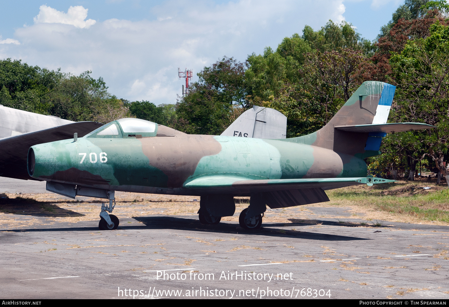 Aircraft Photo of 706 | Dassault MD-450 Ouragan | AirHistory.net #768304