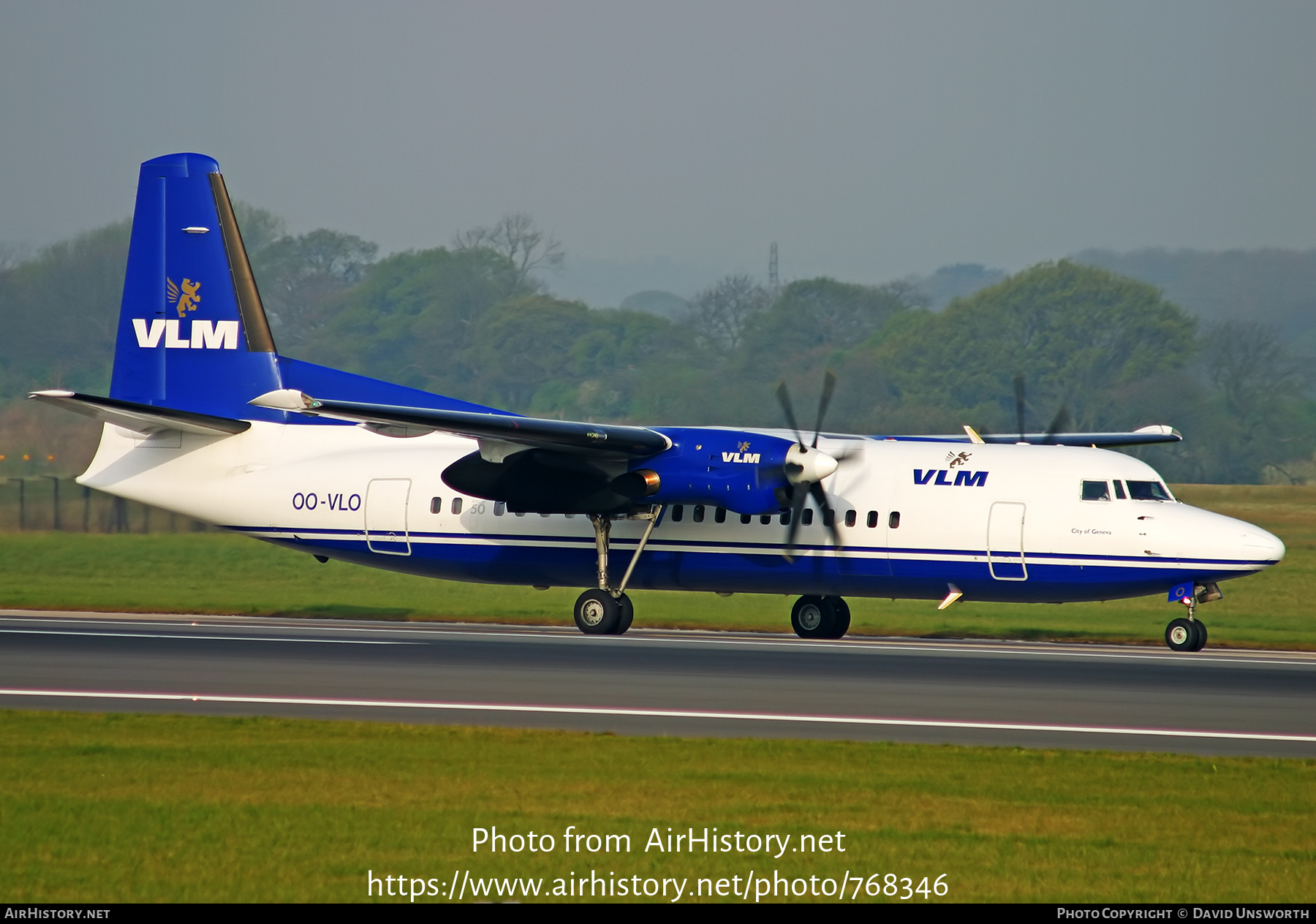 Aircraft Photo of OO-VLO | Fokker 50 | VLM Airlines | AirHistory.net #768346