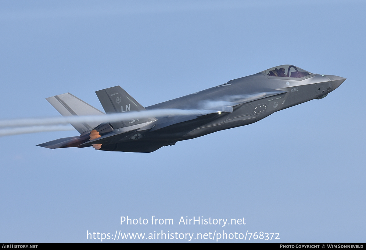 Aircraft Photo of 20-5618 / AF20-5618 | Lockheed Martin F-35A Lightning II | USA - Air Force | AirHistory.net #768372