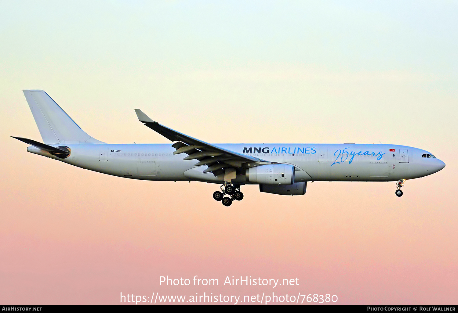 Aircraft Photo of TC-MCM | Airbus A330-343E | MNG Airlines | AirHistory.net #768380