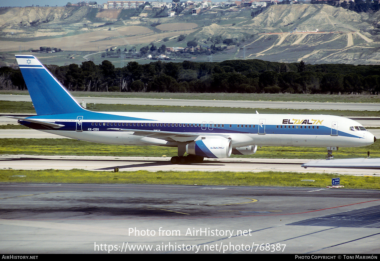 Aircraft Photo of 4X-EBV | Boeing 757-258 | El Al Israel Airlines | AirHistory.net #768387