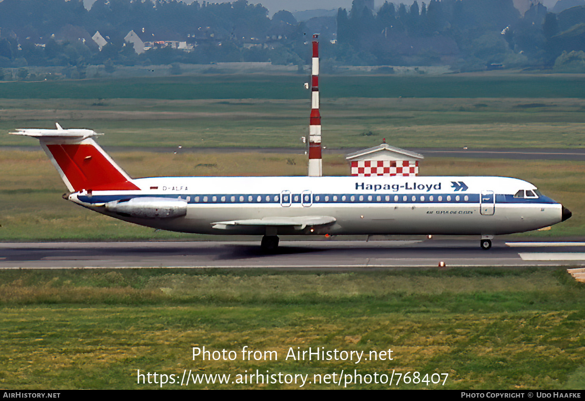 Aircraft Photo of D-ALFA | BAC 111-528FL One-Eleven | Hapag-Lloyd | AirHistory.net #768407