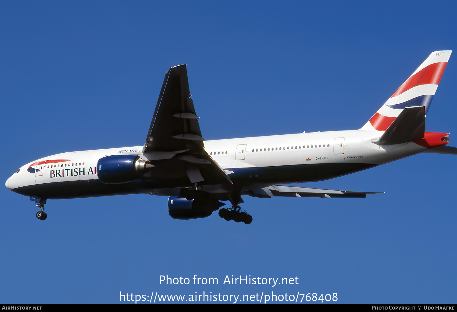 Aircraft Photo of G-YMMJ | Boeing 777-236/ER | British Airways | AirHistory.net #768408