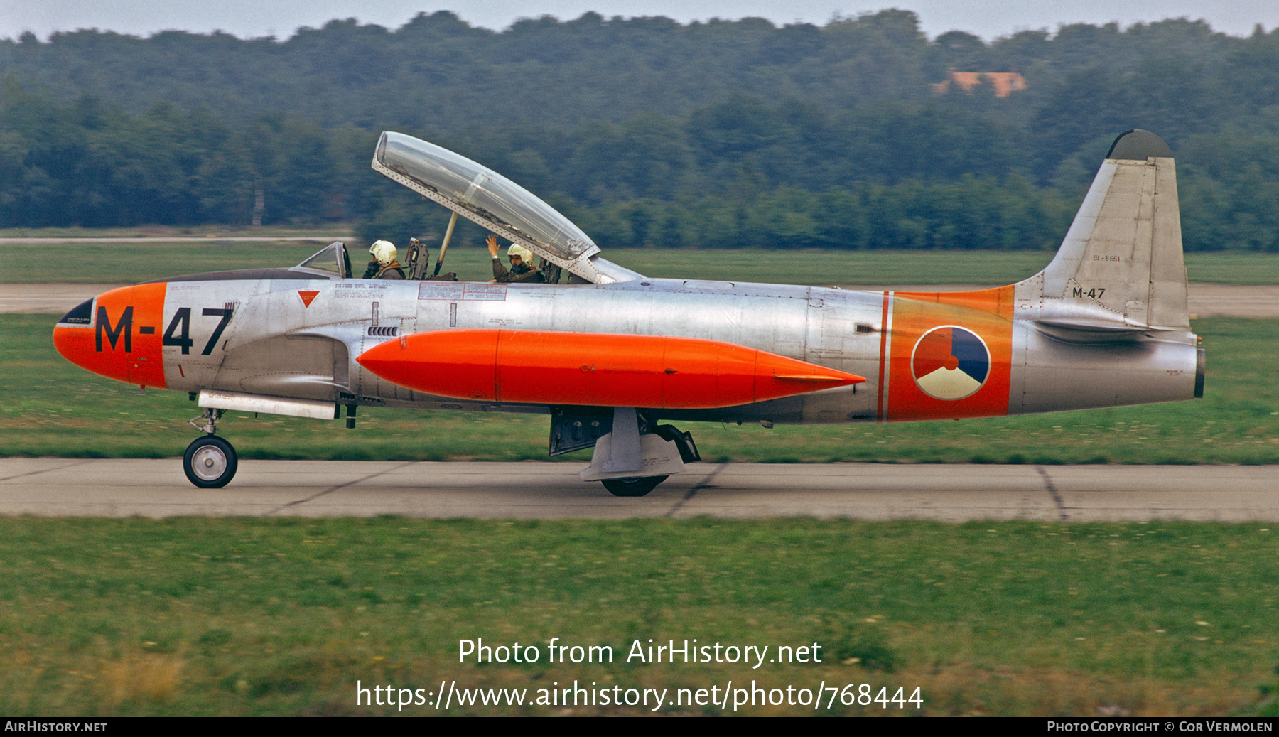 Aircraft Photo of M-47 / 51-6661 | Lockheed T-33A | Netherlands - Air Force | AirHistory.net #768444