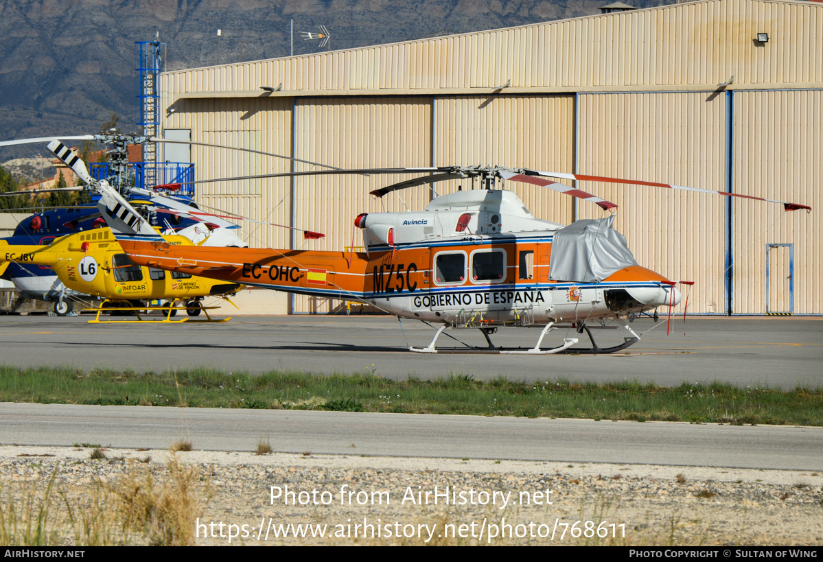 Aircraft Photo of EC-OHC | Bell 412EP | Avincis | AirHistory.net #768611