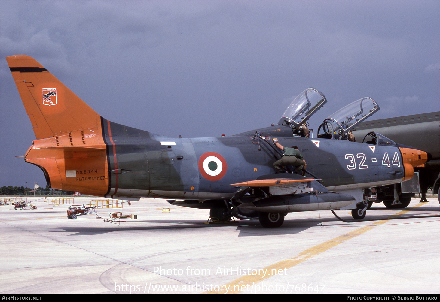 Aircraft Photo of MM6344 | Fiat G-91T/1 | Italy - Air Force | AirHistory.net #768642