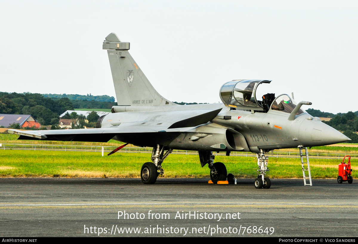 Aircraft Photo of 112 | Dassault Rafale C | France - Air Force | AirHistory.net #768649