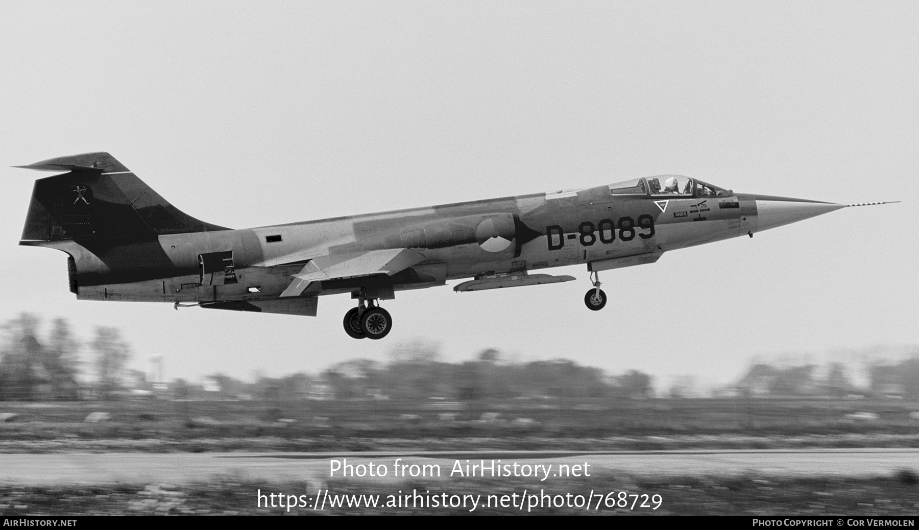 Aircraft Photo of D-8089 | Lockheed F-104G Starfighter | Netherlands - Air Force | AirHistory.net #768729