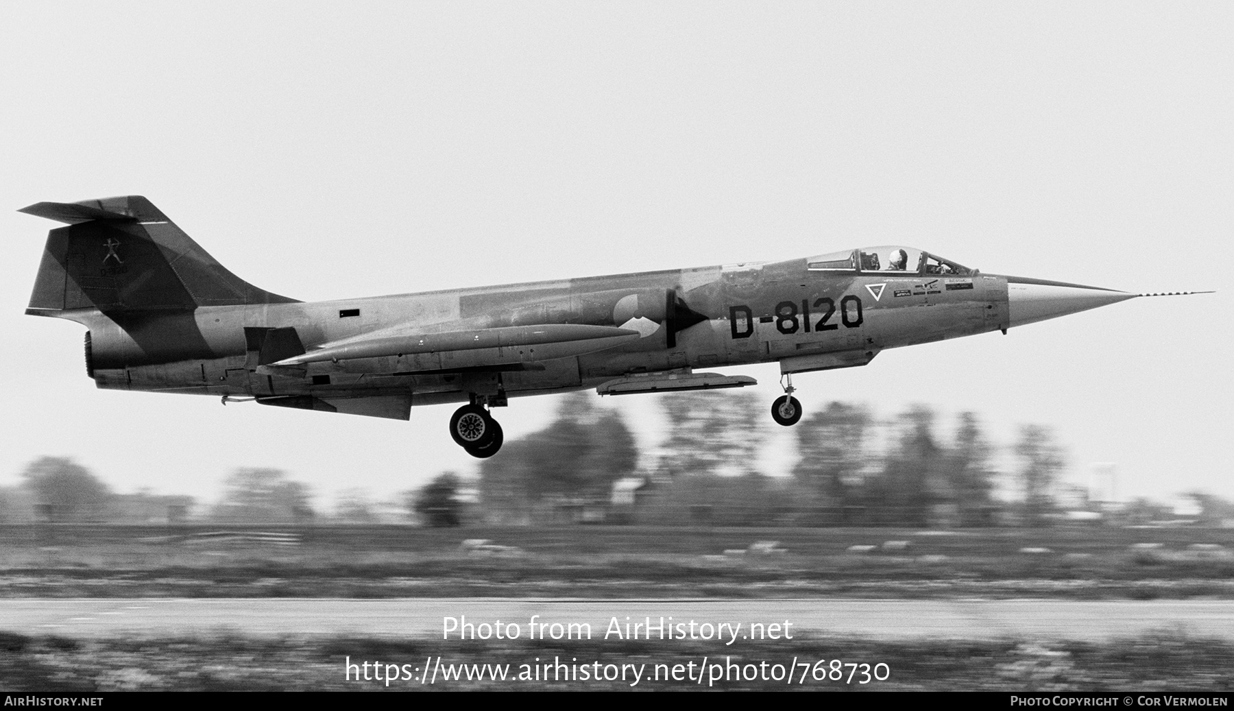 Aircraft Photo of D-8120 | Lockheed F-104G Starfighter | Netherlands - Air Force | AirHistory.net #768730