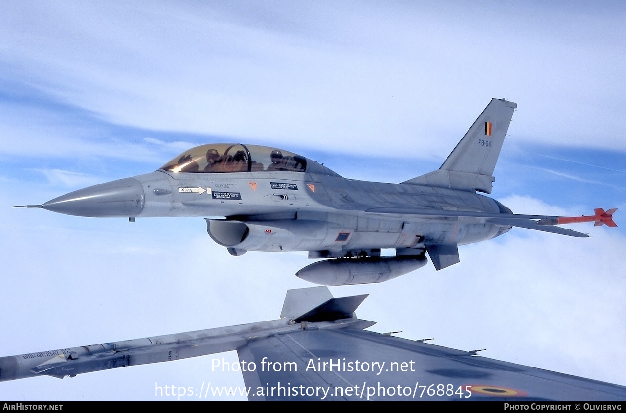 Aircraft Photo of FB04 | General Dynamics F-16B Fighting Falcon | Belgium - Air Force | AirHistory.net #768845