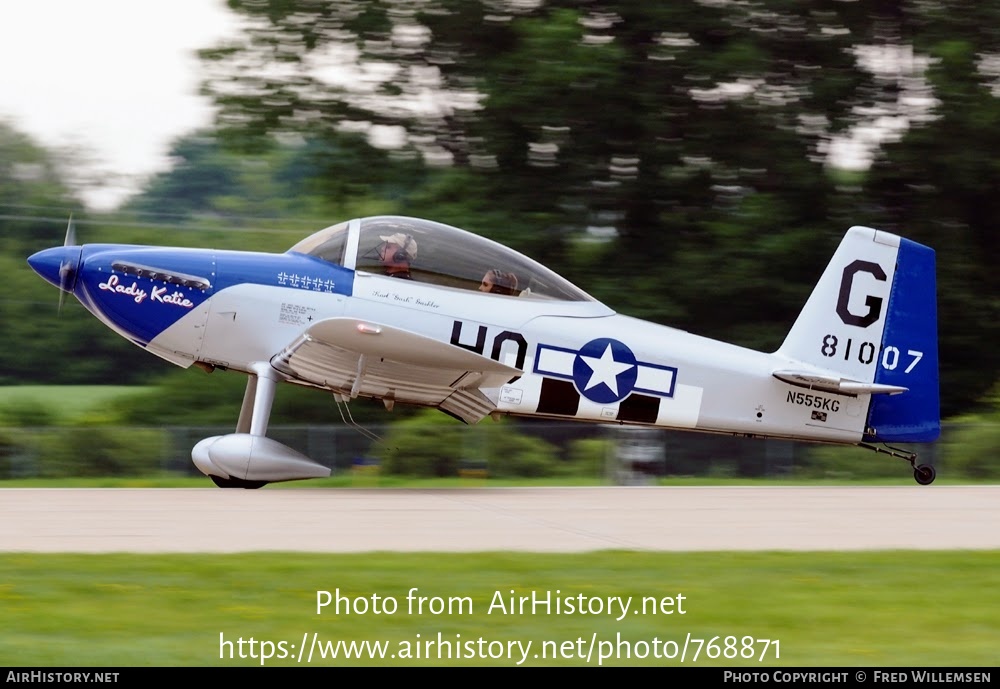 Aircraft Photo of N555KG | Van's RV-8 | AirHistory.net #768871