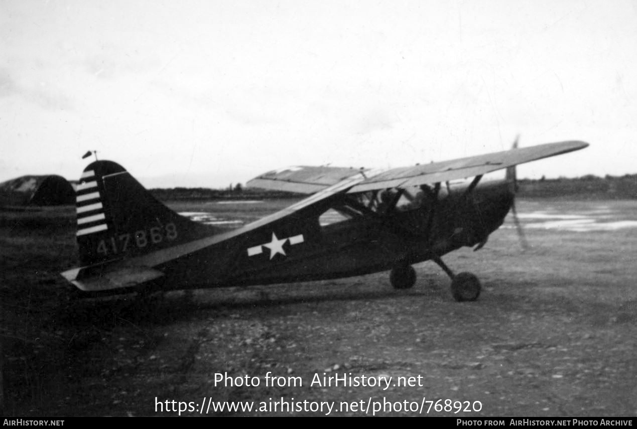 Aircraft Photo of 44-17868 / 417868 | Stinson L-5E Sentinel | USA - Air Force | AirHistory.net #768920