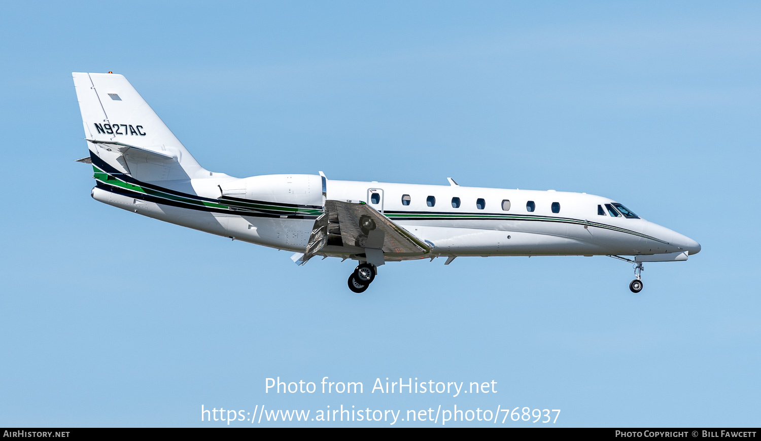 Aircraft Photo of N927AC | Cessna 680 Citation Sovereign | AirHistory.net #768937