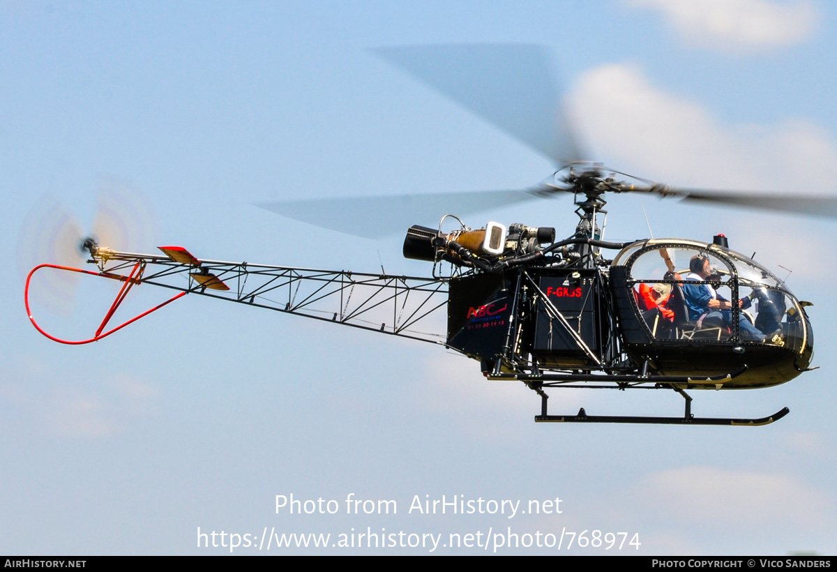 Aircraft Photo of F-GKBS | Sud SA-313B Alouette II | ABC Hélicoptères | AirHistory.net #768974