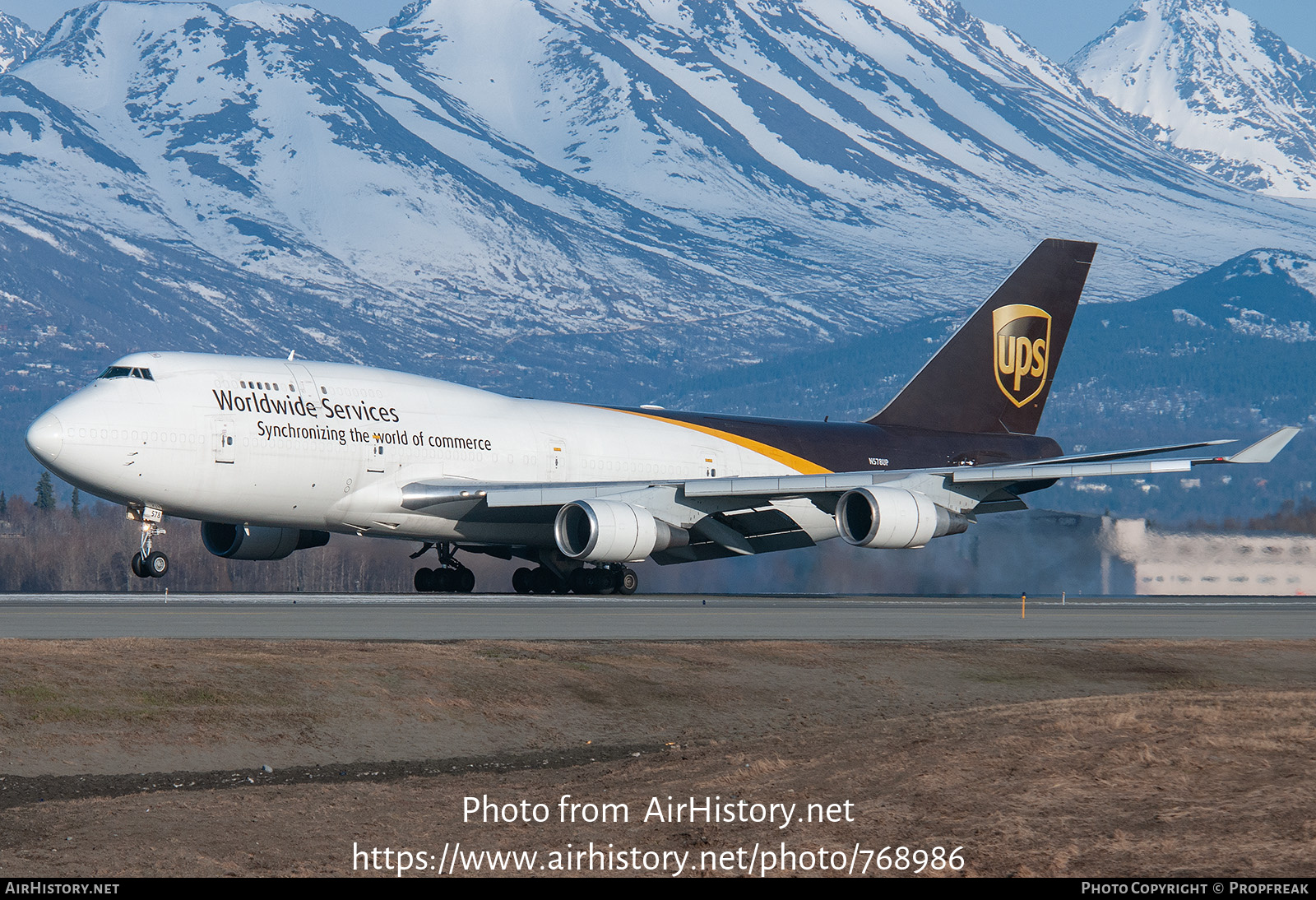 Aircraft Photo of N578UP | Boeing 747-45E(BCF) | United Parcel Service - UPS | AirHistory.net #768986