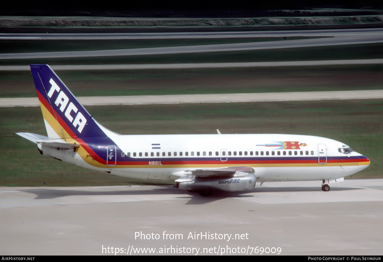 Aircraft Photo of N861L | Boeing 737-2Q8/Adv | TACA - Transportes Aéreos Centro Americanos | AirHistory.net #769009