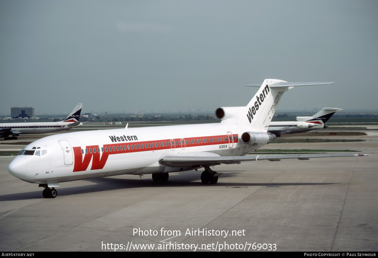 Aircraft Photo of N2815W | Boeing 727-247/Adv | Western Airlines | AirHistory.net #769033