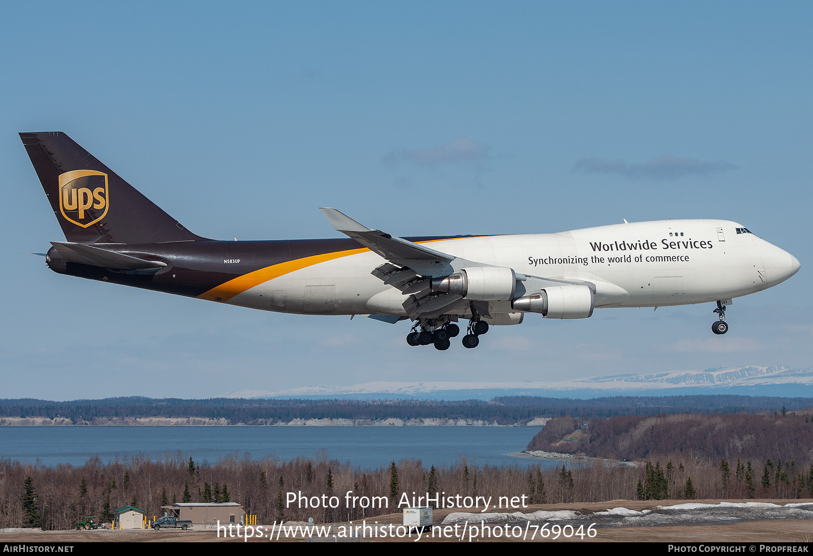 Aircraft Photo of N583UP | Boeing 747-4R7F/SCD | United Parcel Service - UPS | AirHistory.net #769046