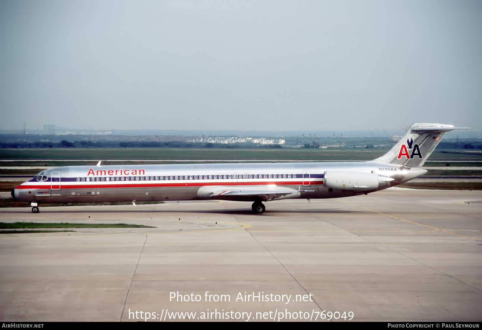 Aircraft Photo of N285AA | McDonnell Douglas MD-82 (DC-9-82) | American Airlines | AirHistory.net #769049