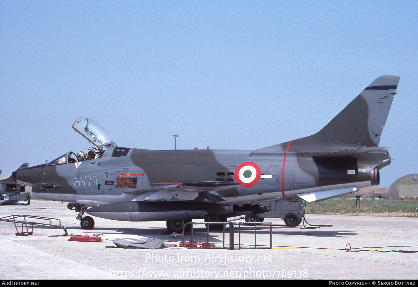 Aircraft Photo of MM6444 | Fiat G-91Y | Italy - Air Force | AirHistory.net #769138