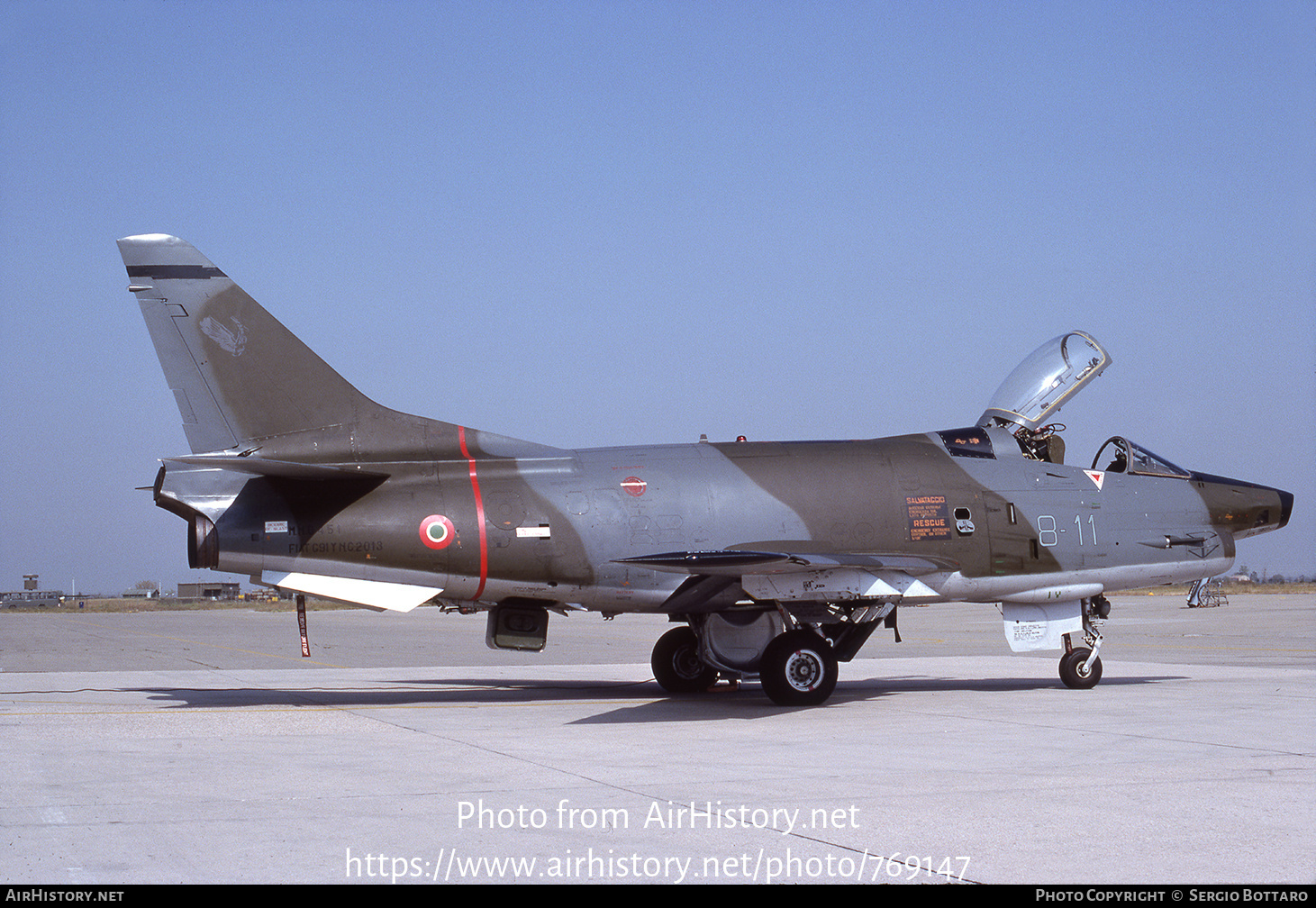 Aircraft Photo of MM6451 | Fiat G-91Y | Italy - Air Force | AirHistory.net #769147