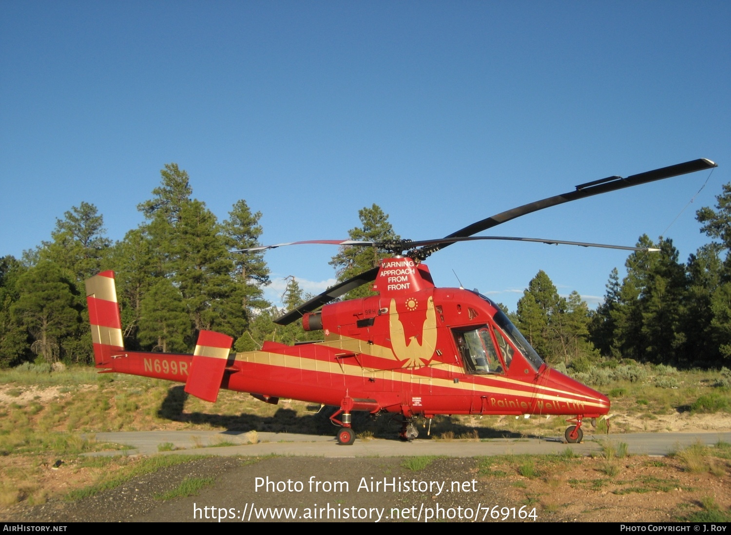 Aircraft Photo of N699RH | Kaman K-1200 K-Max | Rainier Heli-Lift | AirHistory.net #769164