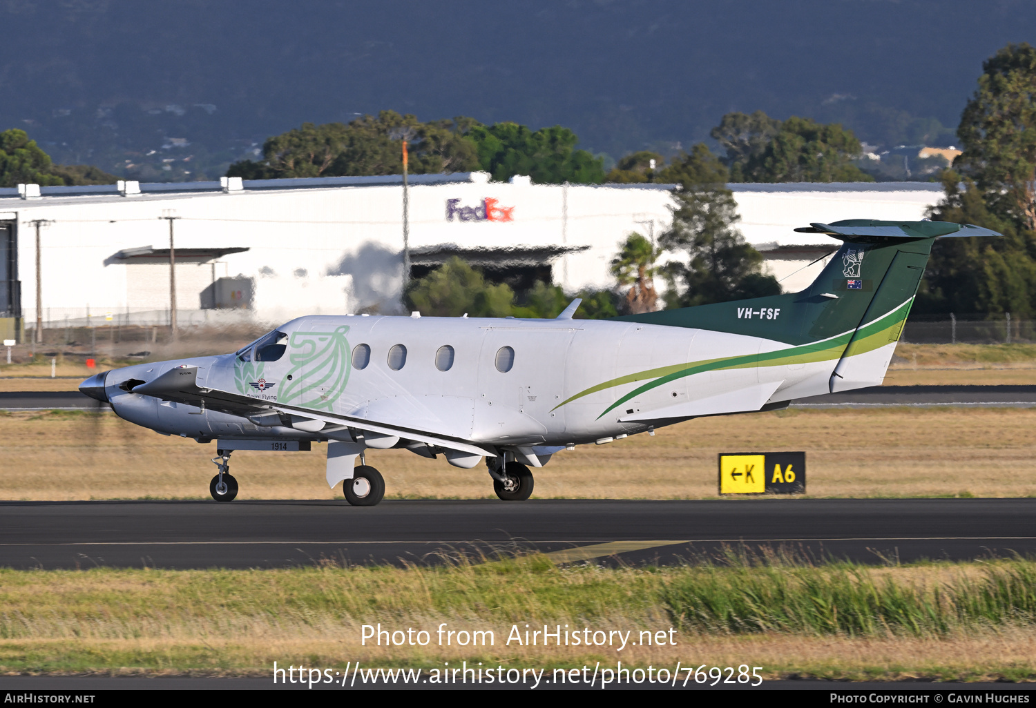 Aircraft Photo of VH-FSF | Pilatus PC-12/47E | Royal Flying Doctor Service - RFDS | AirHistory.net #769285