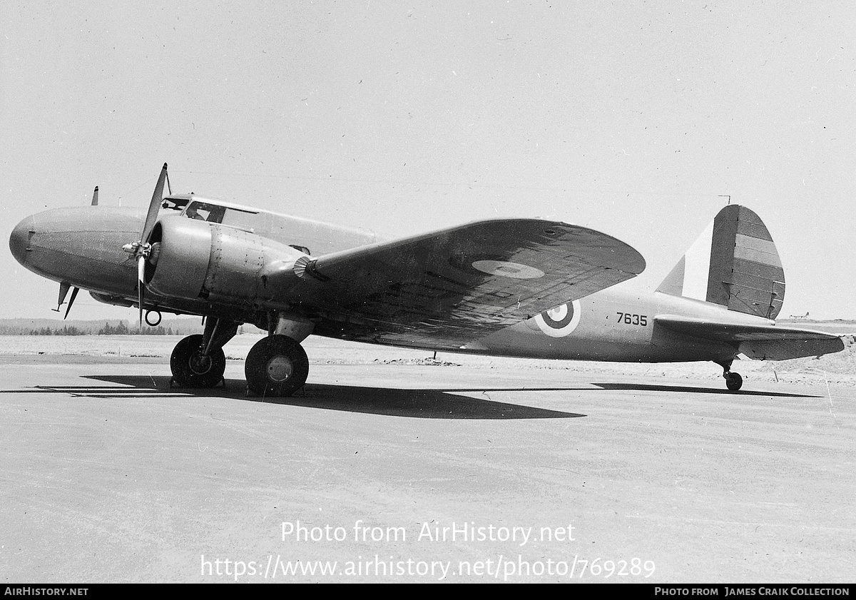 Aircraft Photo of 7635 | Boeing 247 | Canada - Air Force | AirHistory.net #769289