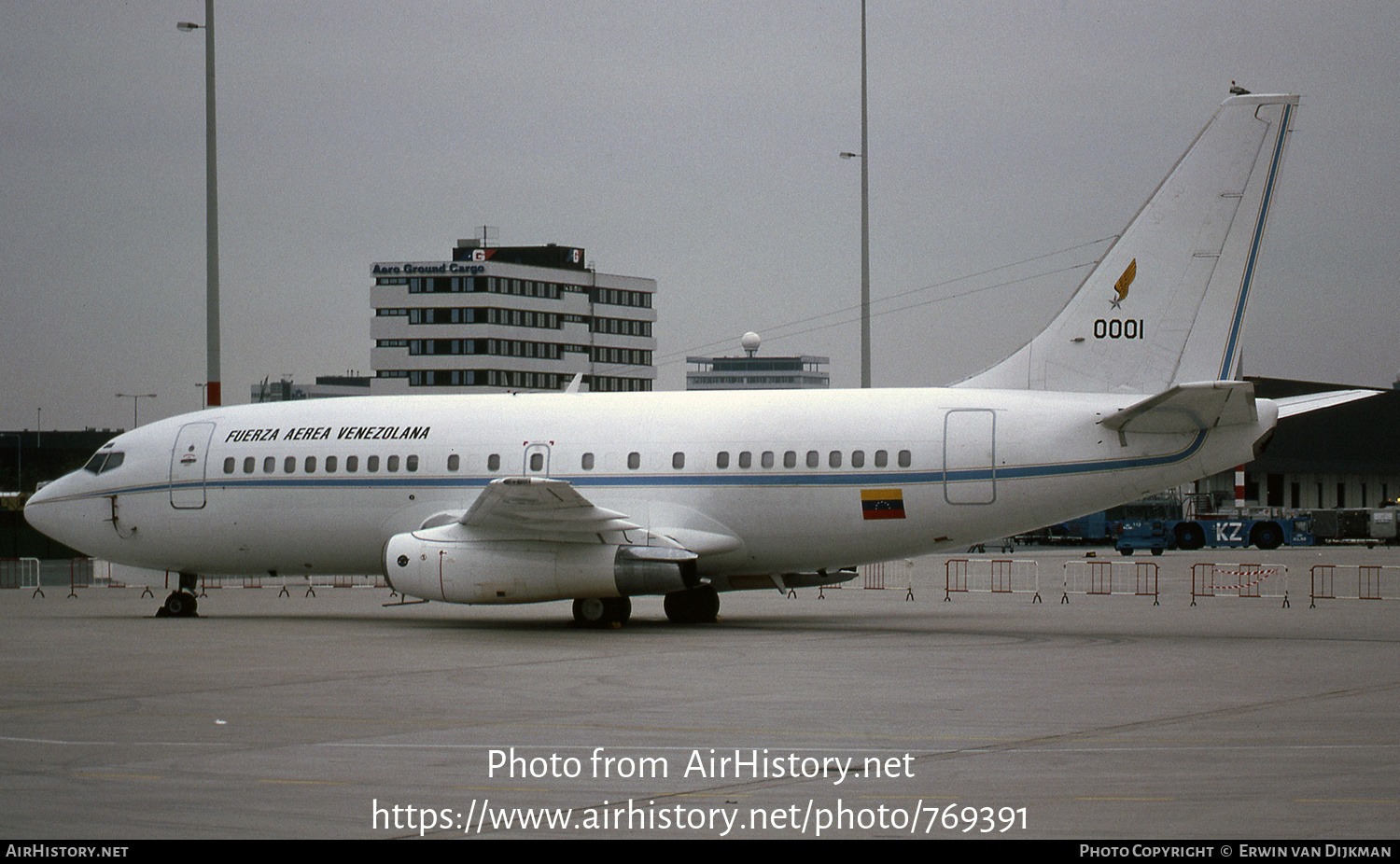 Aircraft Photo of 0001 | Boeing 737-2N1/Adv | Venezuela - Air Force | AirHistory.net #769391