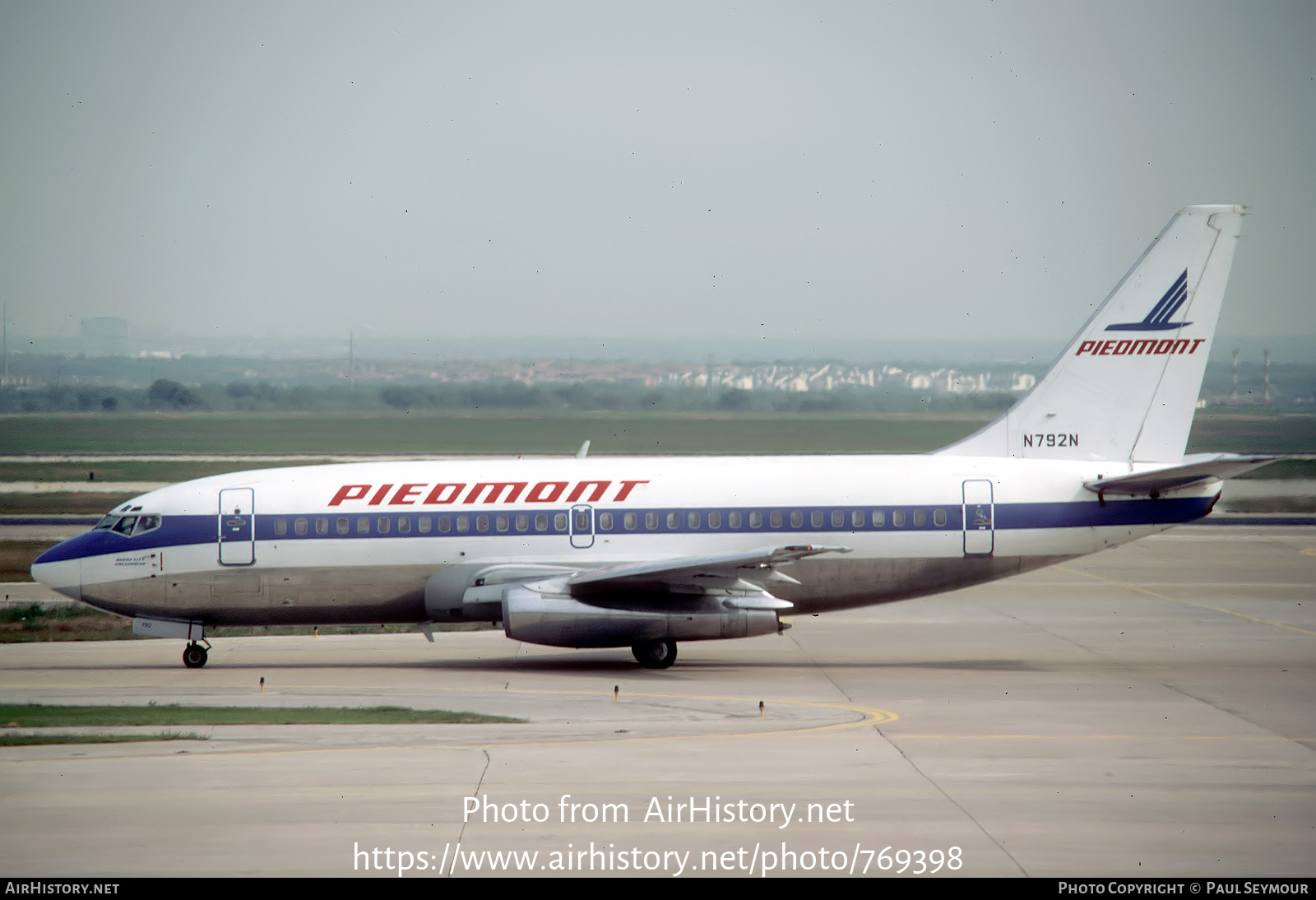 Aircraft Photo of N792N | Boeing 737-201/Adv | Piedmont Airlines | AirHistory.net #769398