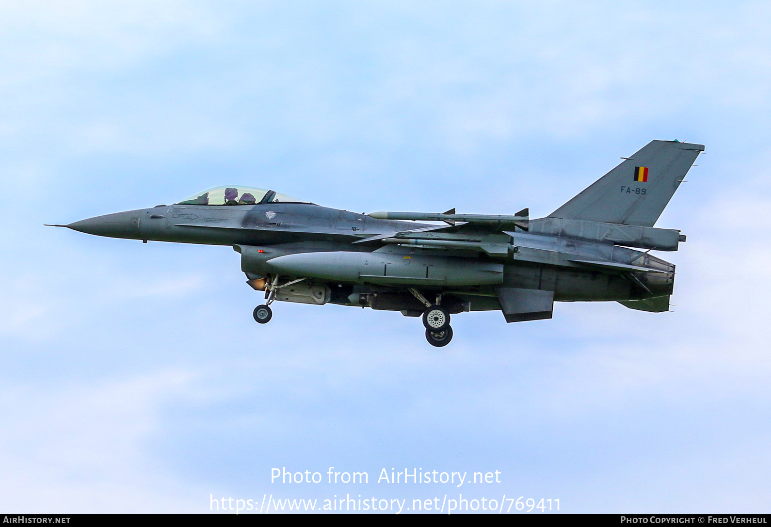 Aircraft Photo of FA-89 | General Dynamics F-16AM Fighting Falcon | Belgium - Air Force | AirHistory.net #769411