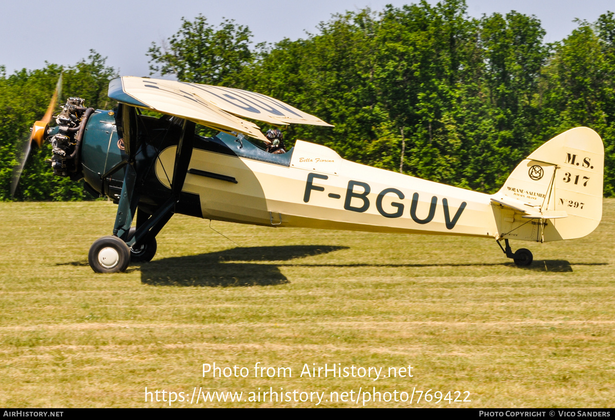 Aircraft Photo of F-BGUV | Morane-Saulnier MS.317 | AirHistory.net #769422