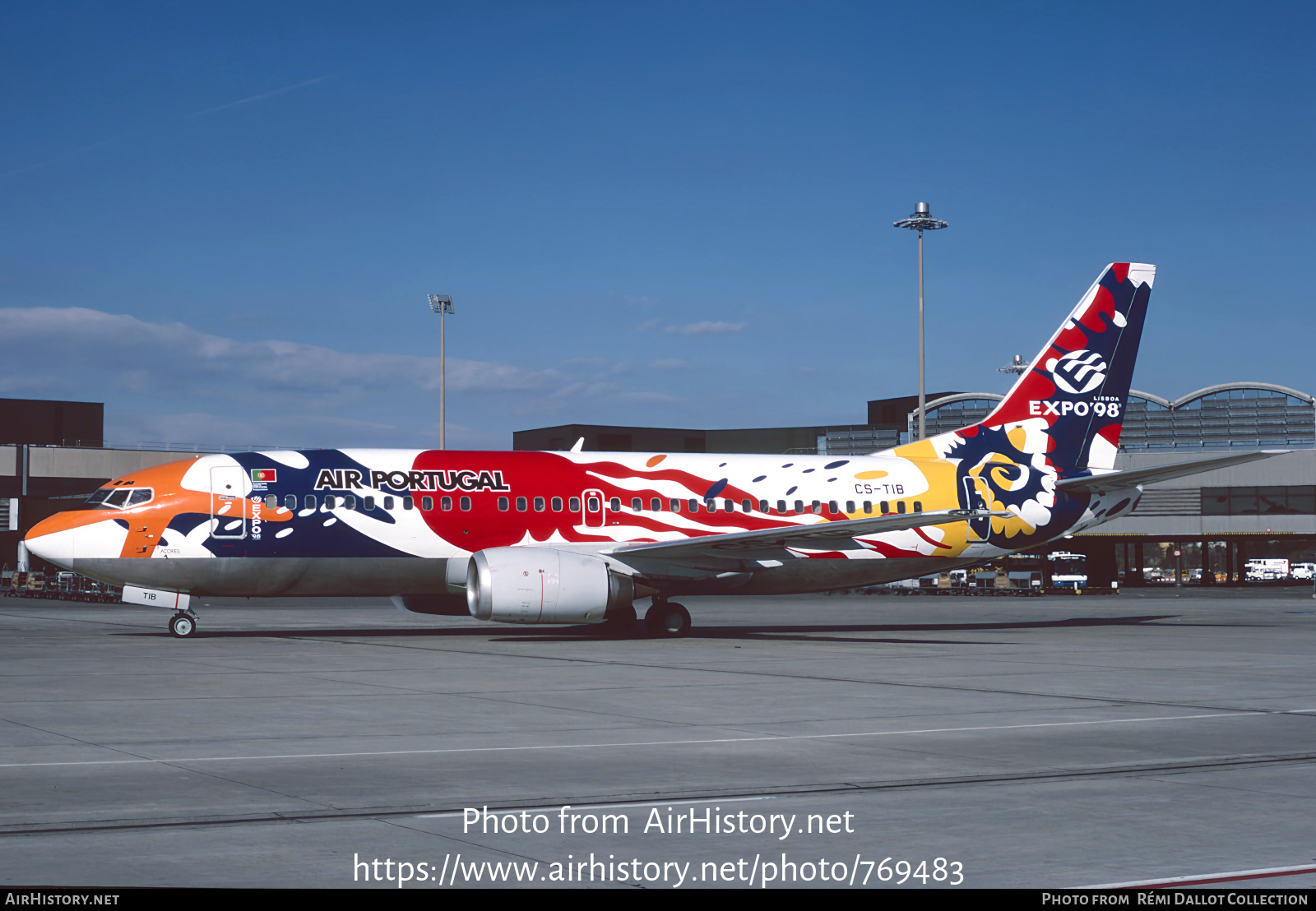 Aircraft Photo of CS-TIB | Boeing 737-382 | TAP Air Portugal | AirHistory.net #769483