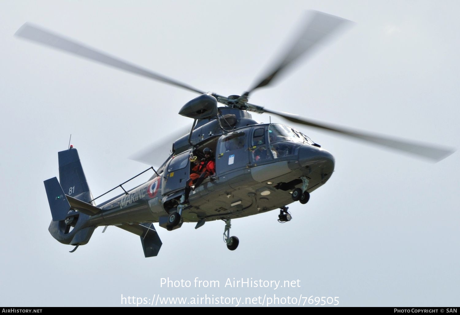 Aircraft Photo of 81 | Aerospatiale SA-365N Dauphin 2 | France - Navy | AirHistory.net #769505