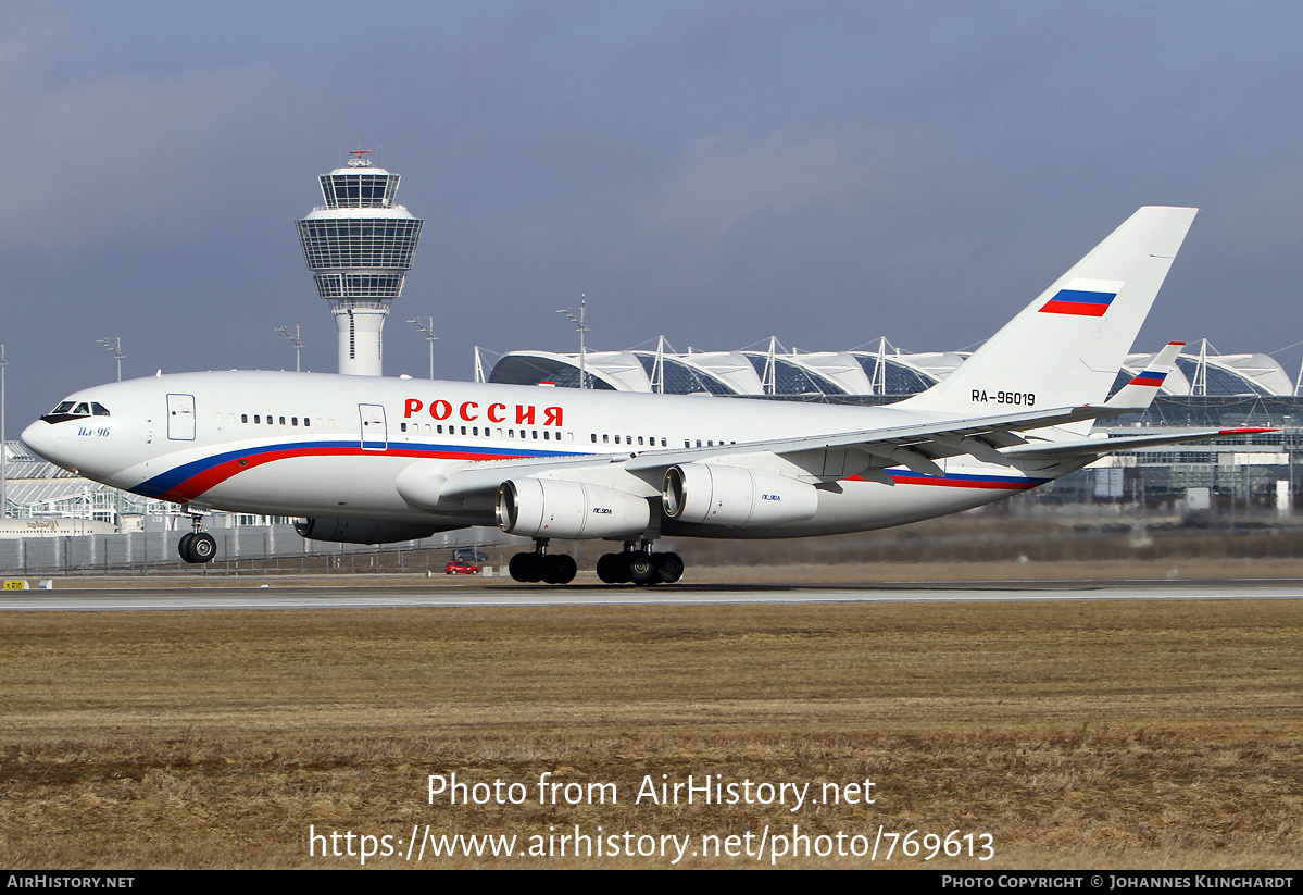 Aircraft Photo of RA-96019 | Ilyushin Il-96-300 | Rossiya - Special Flight Detachment | AirHistory.net #769613