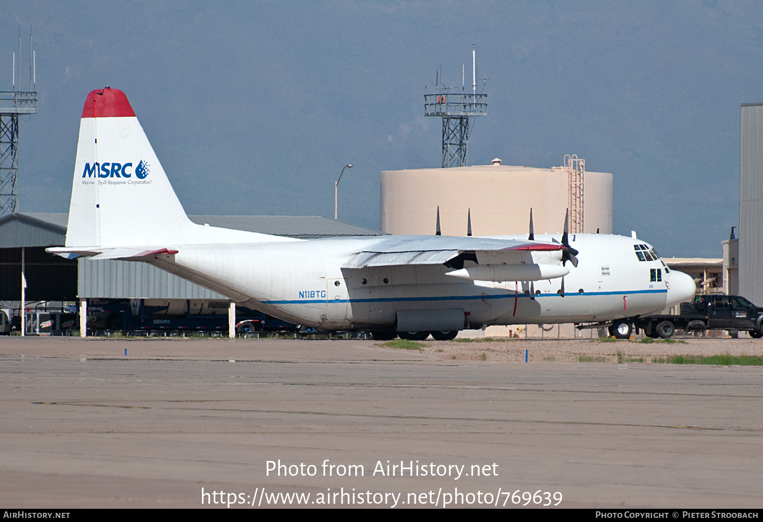 Aircraft Photo of N118TG | Lockheed C-130A Hercules (L-182) | MSRC - Marine Spill Response Corporation | AirHistory.net #769639