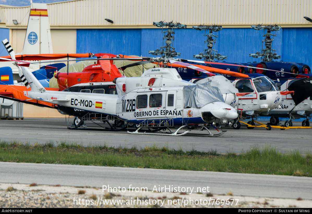 Aircraft Photo of EC-MQD | Bell 412HP | Gobierno de España | AirHistory.net #769677