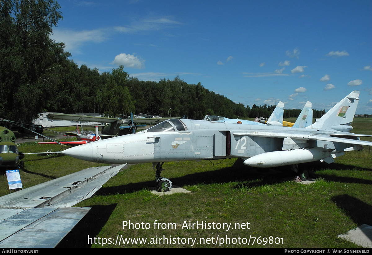 Aircraft Photo of 72 white | Sukhoi Su-24MR | Belarus - Air Force | AirHistory.net #769801