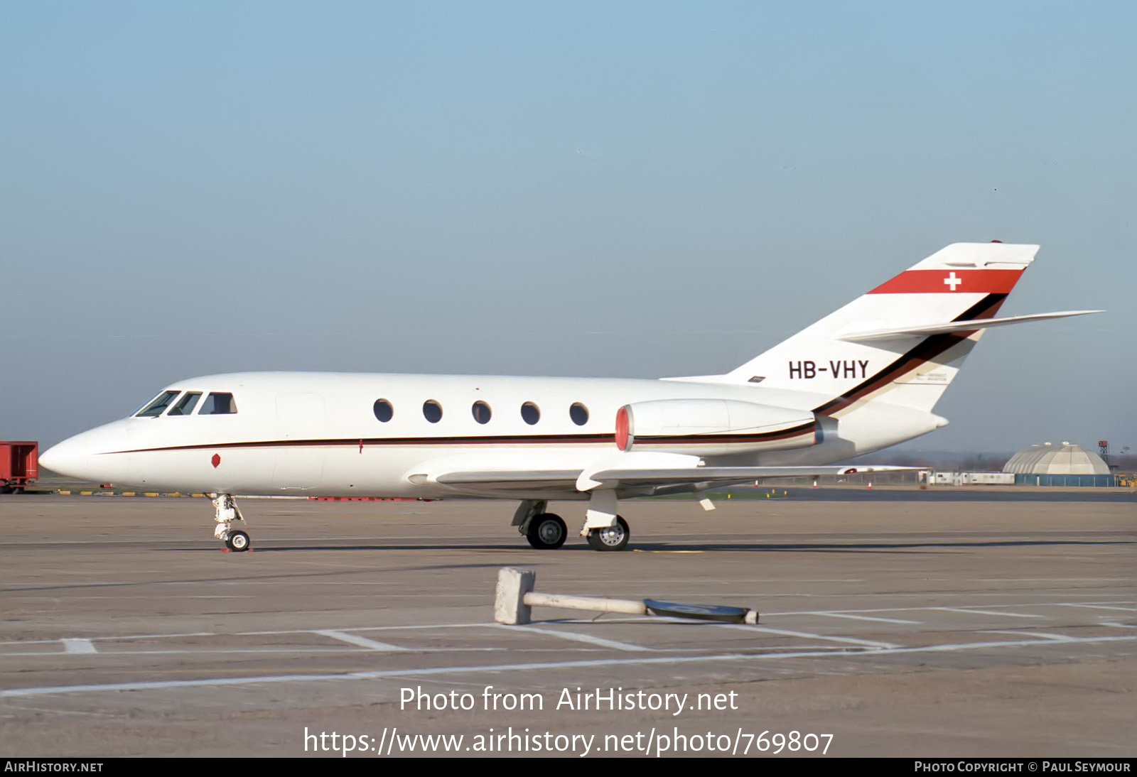 Aircraft Photo of HB-VHY | Dassault Falcon 20F | AirHistory.net #769807