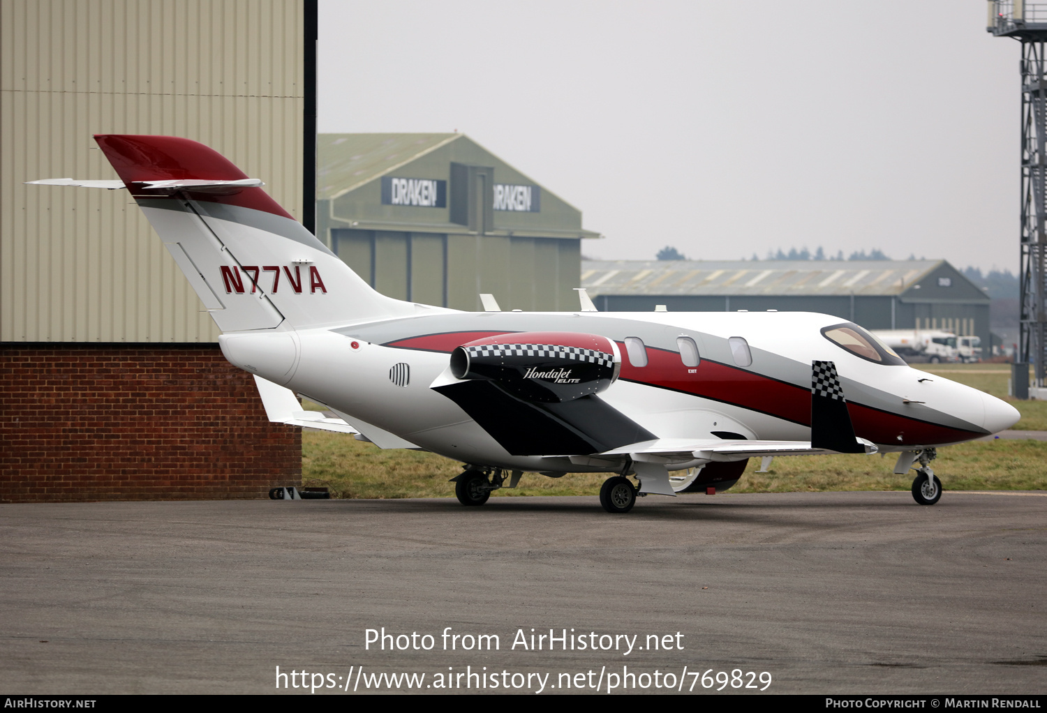 Aircraft Photo of N77VA | Honda HA-420 HondaJet Elite | AirHistory.net #769829